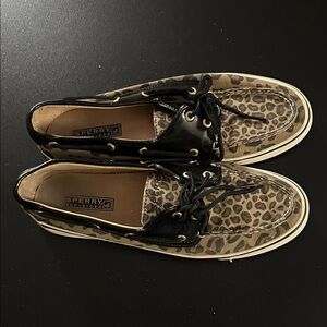 Sperry Leopard Print Women's Loafers